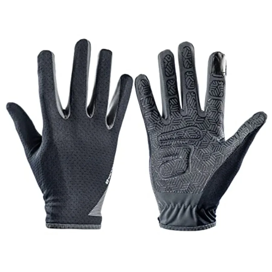 

Full Finger Hiking and Cycling Gloves - Thin Gloves for Men and Women - UV Protection, Great for Adult Bikes, Driving and Gym