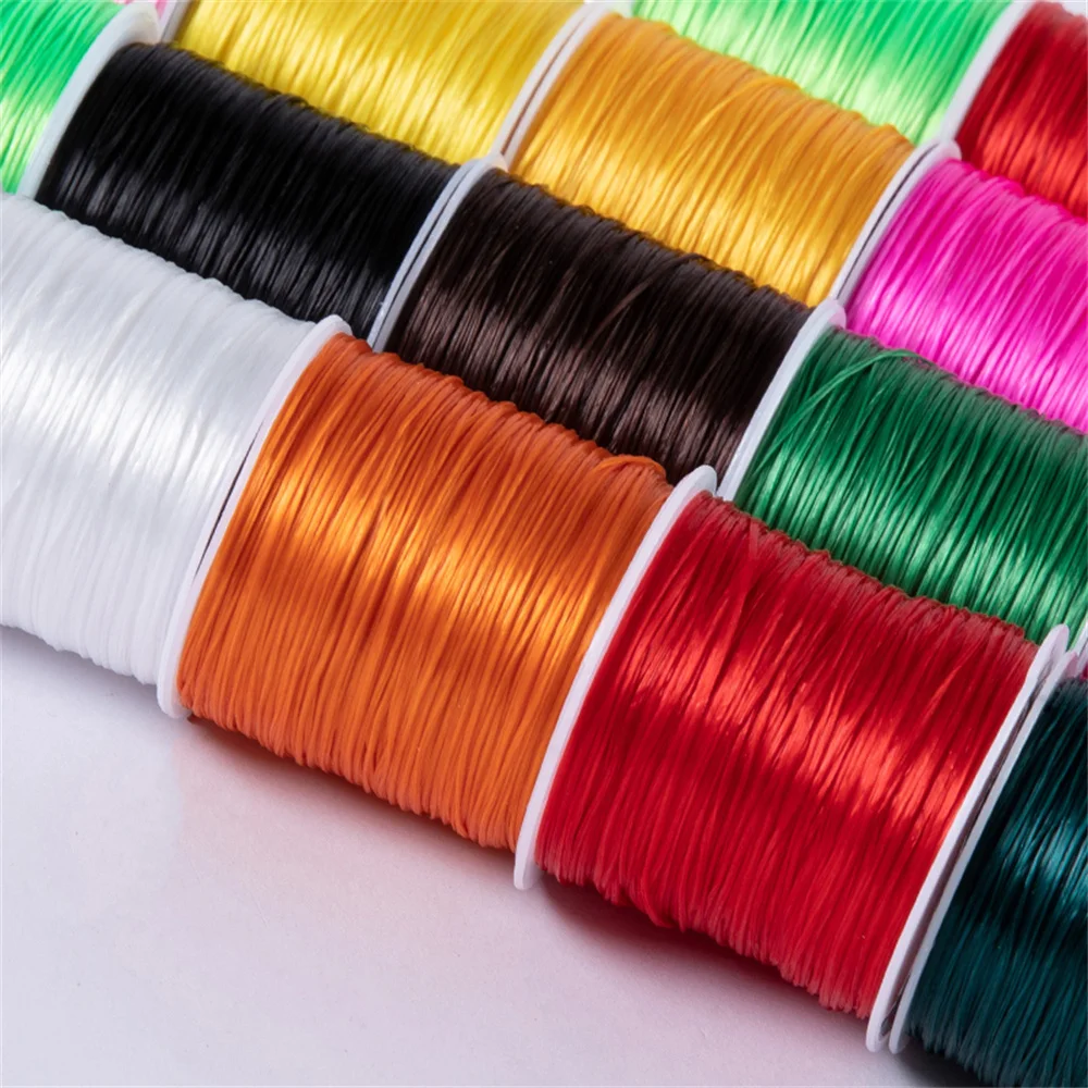 0.8mm Strong Elastic Crystal Beading Cords for DIY Jewelry Making Bracelet Necklace Stretch Thread Cord Line String Accessories