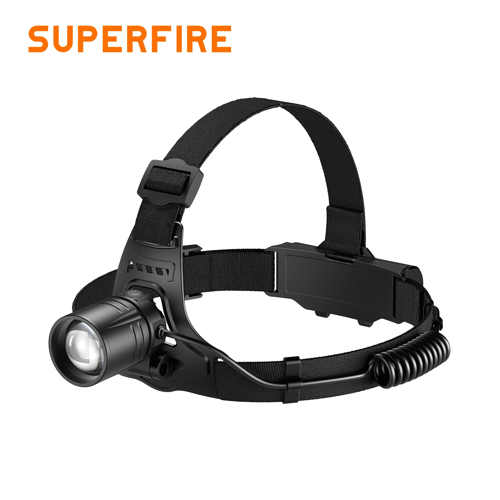 lanterna-de-cabeca-led-com-sensor-zoom-superfire-hl77-3w-recarregavel-com-bateria-18650-foco-ajustavel-para-pesca-e-camping