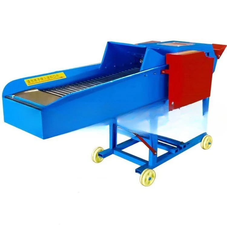 Cattle and sheep breeding grass shredder, dry and wet forage guillotine rubbing equipment