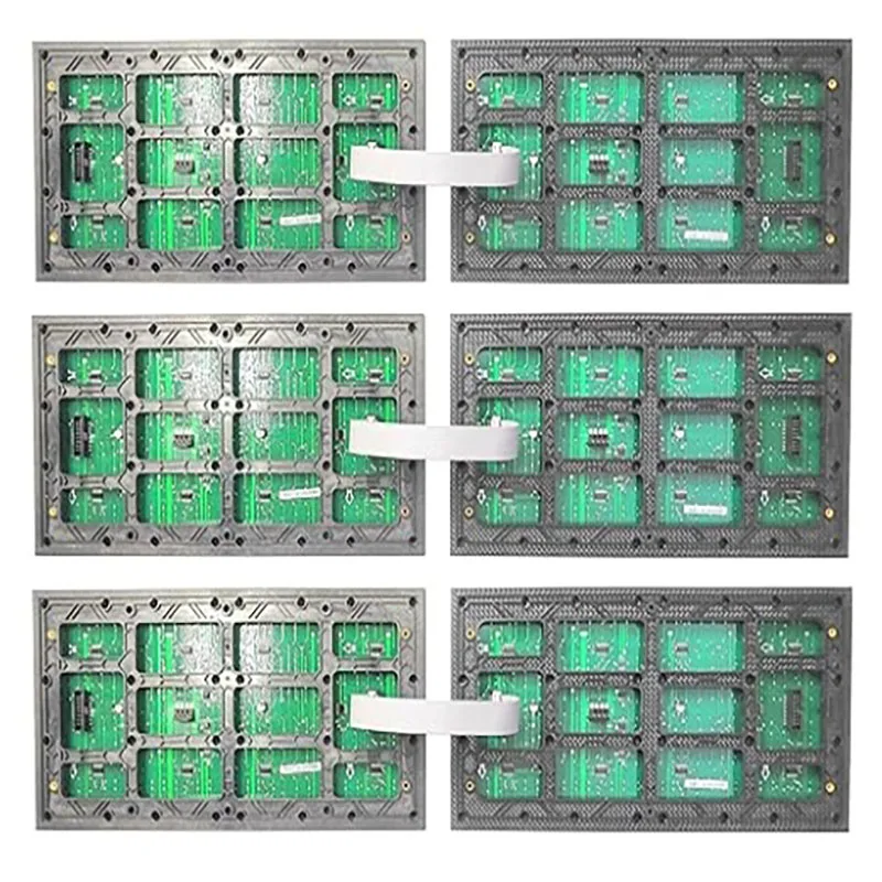 P10 LED Module Panel, 32x16cm, Single Color/ Two Colors/ Full Colors Advertising Display Screen Panel, SMD/ Affixed Beads