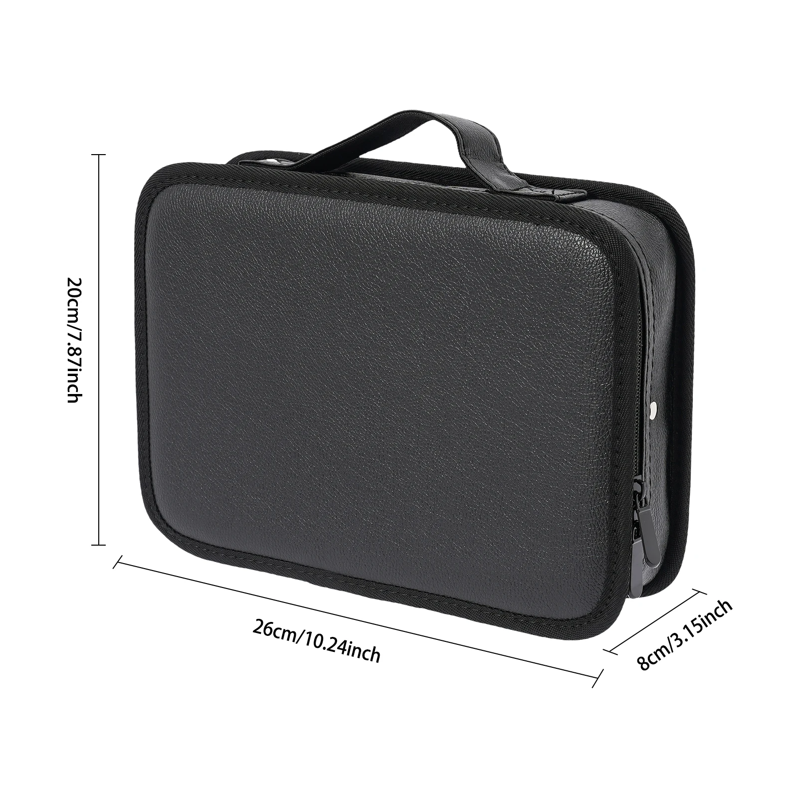 Tragbare Friseurtasche, große Handtasche für Friseure, wasserdichtes PU-Oxford-Gewebe, ideal für den täglichen Gebrauch, Reisen und Geschäftsreisen. – Detail 3