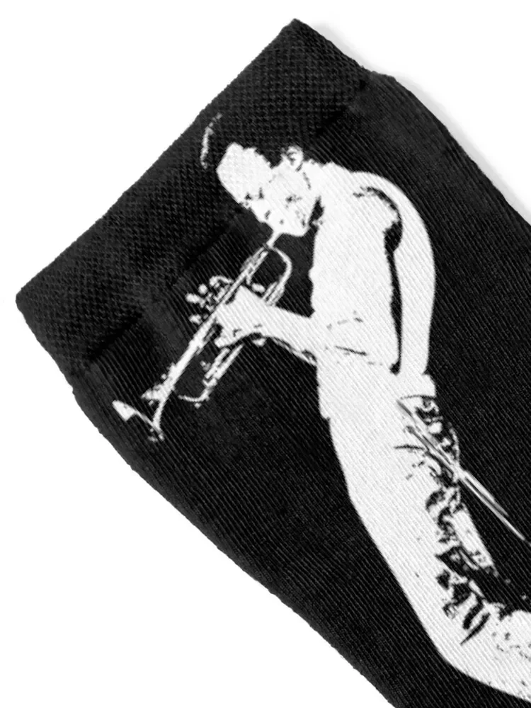 Miles Davis Silhouette Socks Non-slip heated Sports Socks Ladies Men's