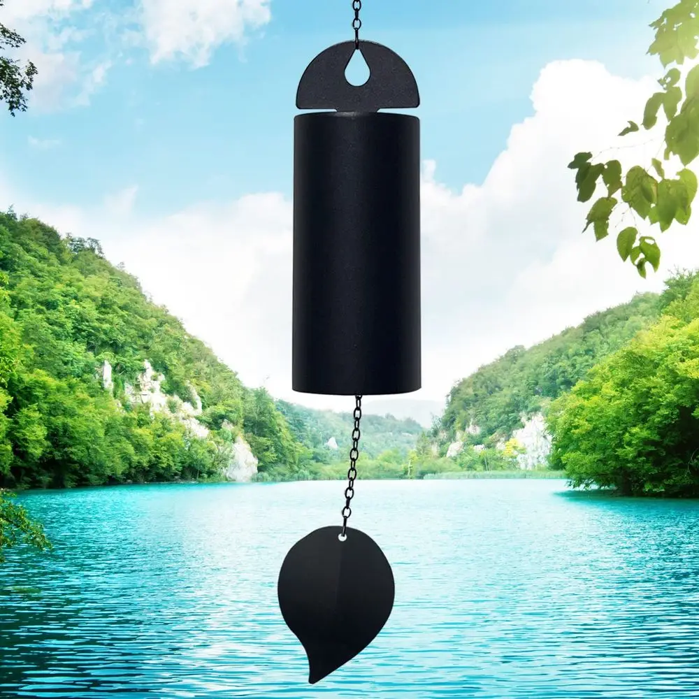 

Резонансный колокольчик Serenity Bell, большие уличные ветряные колокольчики с глубоким звучанием, садовые колокольчики, ветряные колокольчики с низкой частотой 528 Гц, 30 дюймов, большой размер