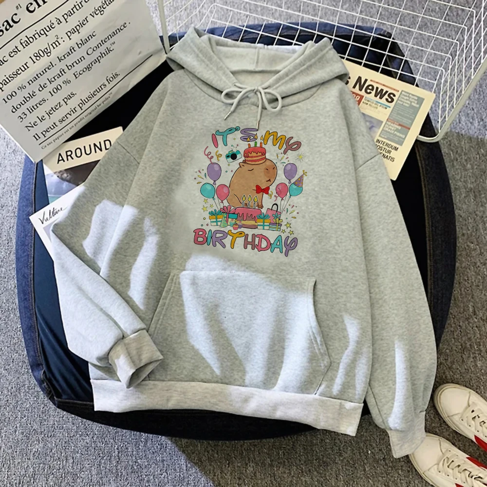 

Capybara hoodies women 2023 anime Hooded Shirt female graphic sweater