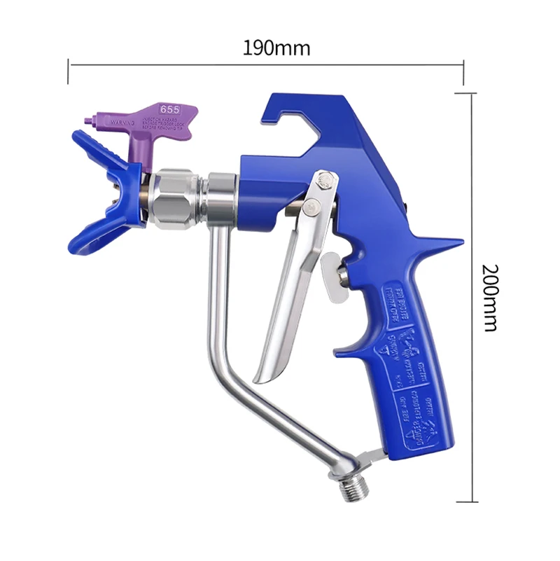 3600PSI High Pressure Airless Paint Spray Gun with 517 Spray Tip or Nozzle Guard for Wagner T-itan Pump Sprayer Spraying Machine