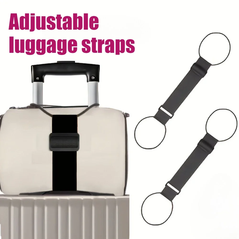 Adjustable Elastic Luggage Strap Carrier Strap Baggage Bungee Belts Suitcase Travel Security Carry On Straps