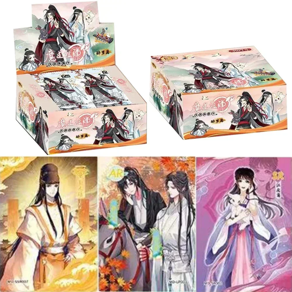 

Оригинальный основатель дьявольской карты Lan Wangji Wei Wuxian новые персонажи Коллекционная карта МО дао Zu Ши периферийные карты
