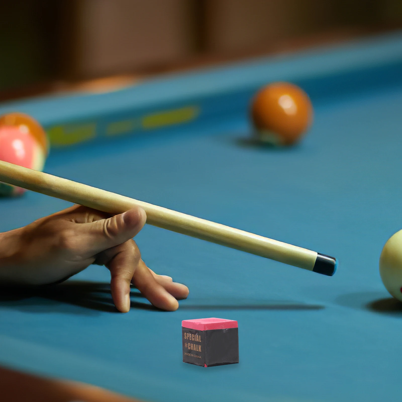 

24 Pcs Pool Cue Chalk Cubes Billiard Accessories for Table Pool Prevent Skidding Improve Hit Rate Practical Excellent