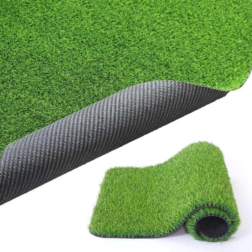 Artificial Lawn Custom Size 3 X 10 Feet, Indoor and Outdoor Garden Lawn Landscaping Synthetic Grass Mat Fake Grass Mat