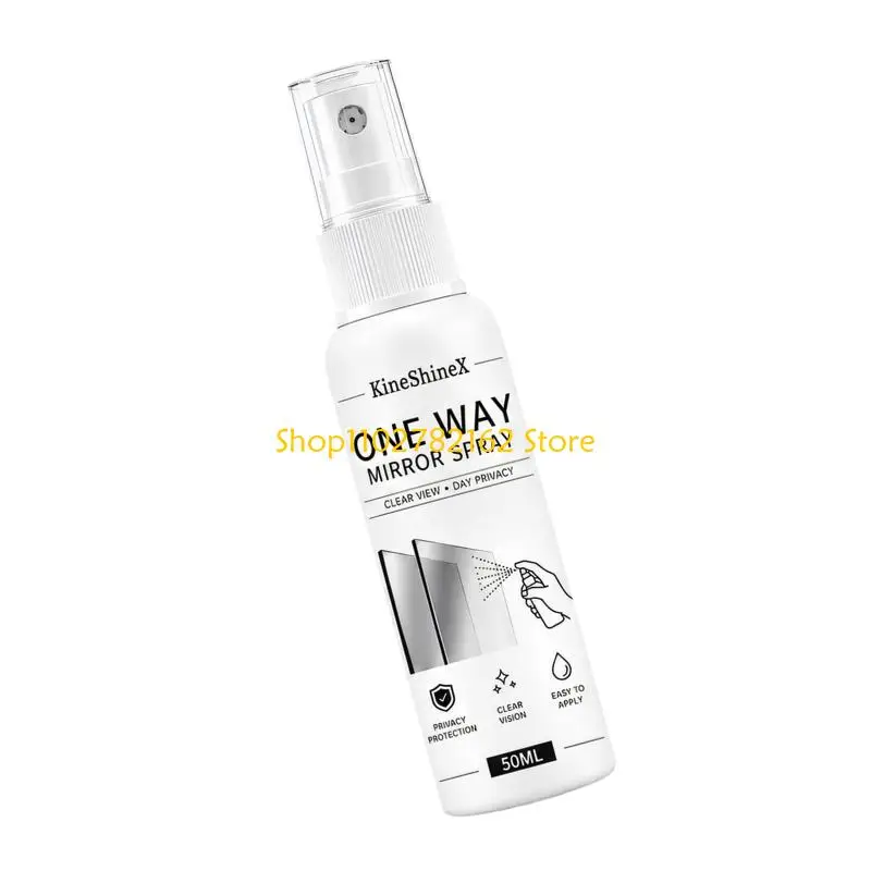 547B Glass Window Privacy Formula for Daily Use, Way Mirror Pump Bottle with Reflective Privacy Finish Language