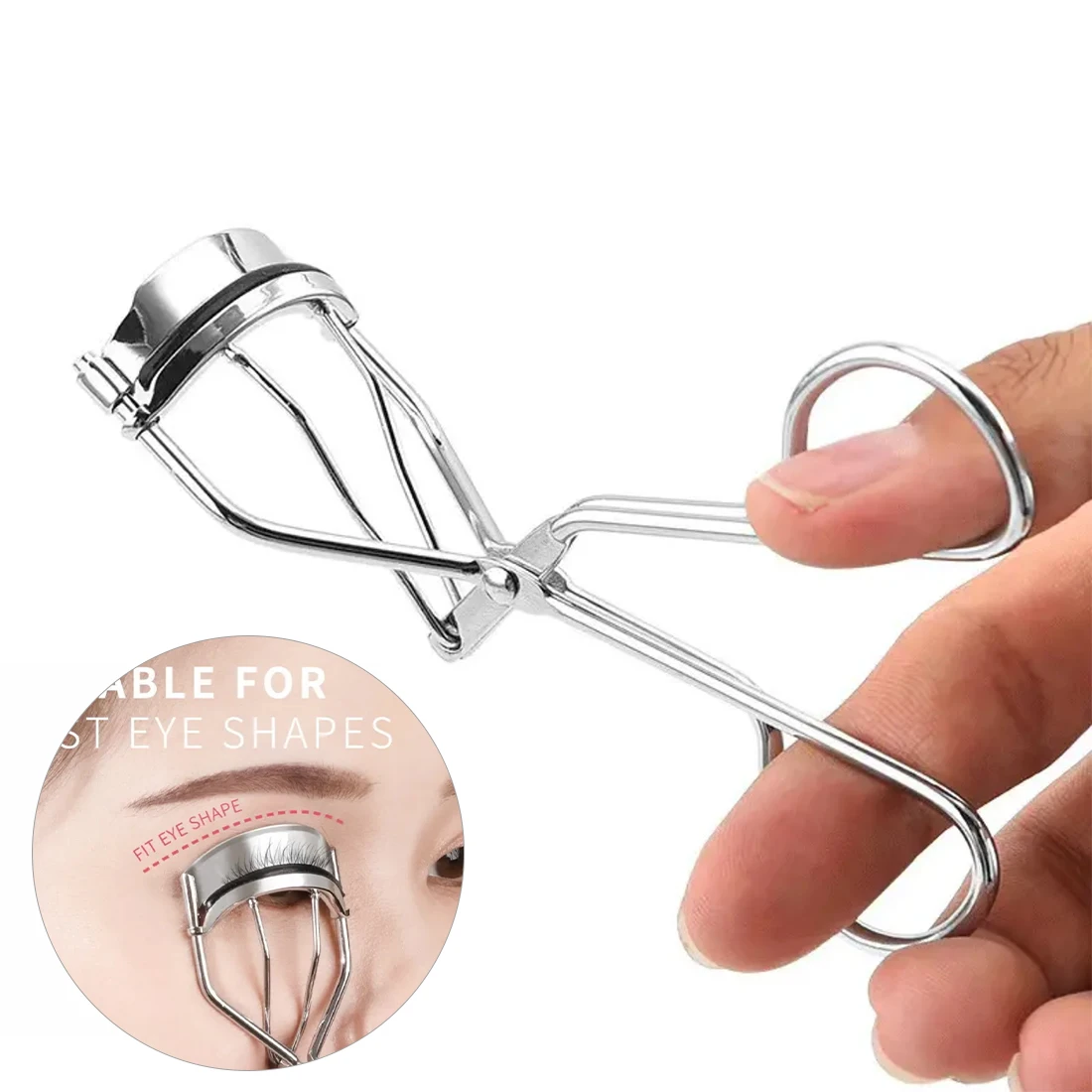 

3 Pcs Makeup Eyelash Curler Beauty Tools Women Nature Style Cute Eyelash Handle Curl Eye Lash Curler