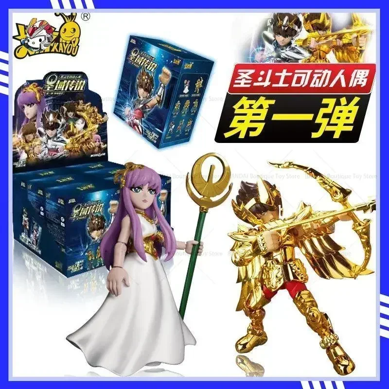 In Stock Ky Saint Seiya Sanctuary Legend 1st Bullet Sagittarius Pegasus Athena Aries Movable Figures Small Gift