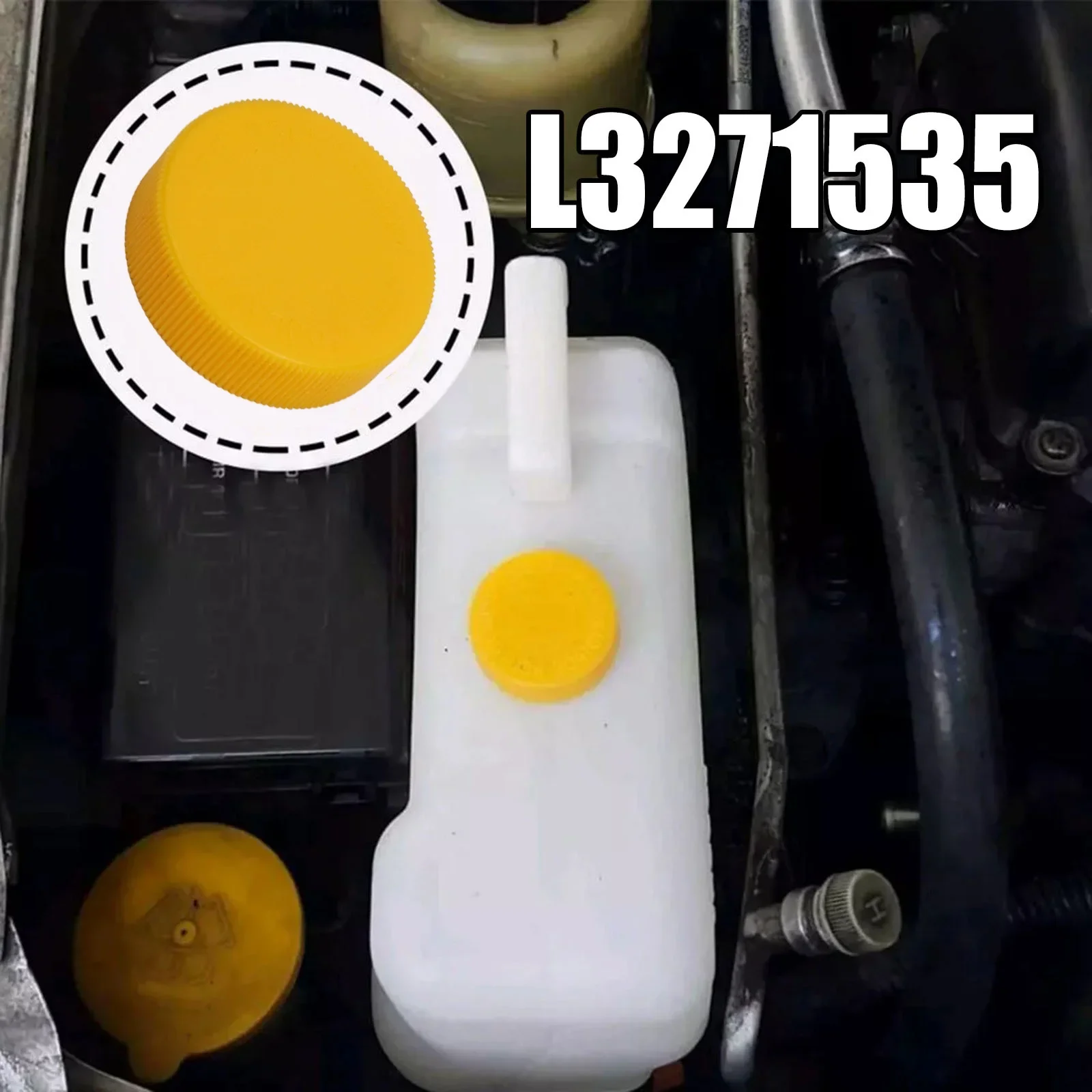 

Radiator Cap Radiator Expansion Tank Cap Plastic Material Brand New High Reliability OEM Part Number L32715355