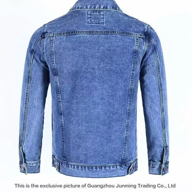 جديد الرجال الدنيم Jaet فضفاض مقاومة للاهتراء الخريف العصرية كبيرة الحجم ملابس العمل Jaet عادية Sle القطن معطف طويل Sve #4