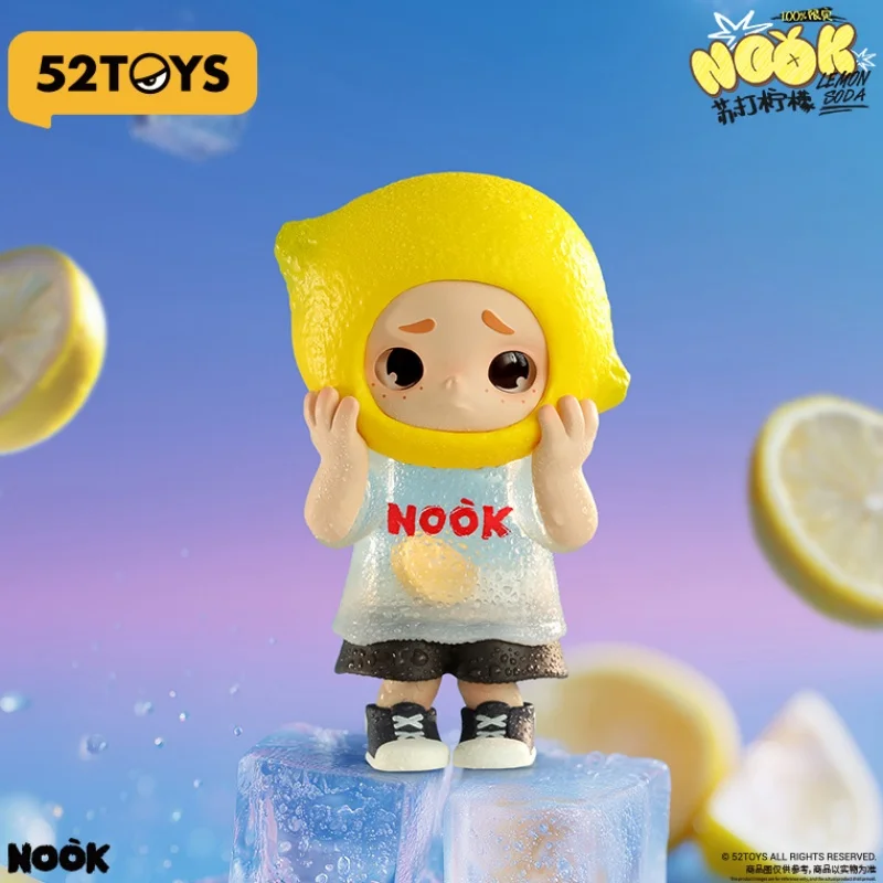 

New Hot 52toys Nook Limited Soda Lemon Hanging Card 100% Handmade Model Collectible Toys Child Gifts
