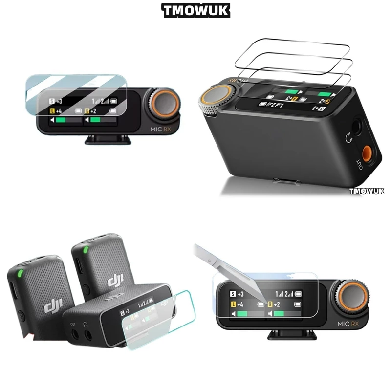 

For DJI Mic Mic 2, Easy To Clean Tempered Glass For Mic Hygiene
