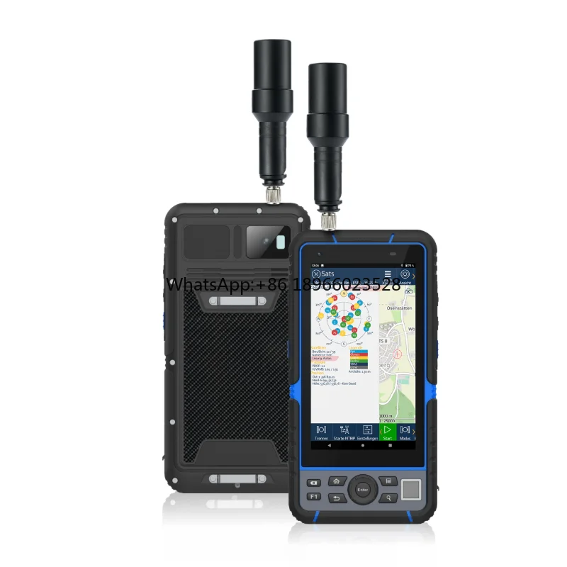 2024 G60M Android Rugged Tablet Industrial Ip67 Waterproof Portable Rtk Gps Gnss Antenna In Stock