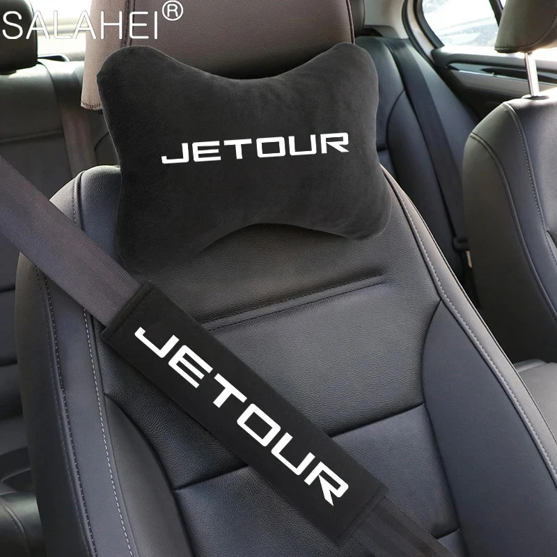 

For Chery Jetour X70 X70plus X70m X90plus X95pro Dashing X-1 Plus Car Headrest Neck Pillow Seat Belt Shoulder Protection Cushion