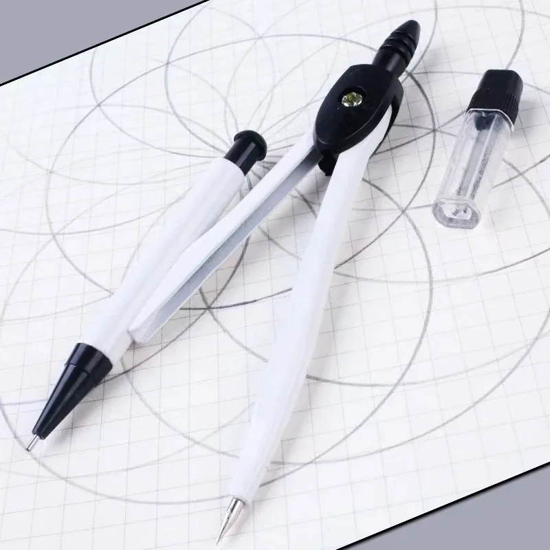 Compas Stainless Steel Drawing Compass Math Geometry Tools for Circles School Supplies Student Stationery Akusherstvo Акушерство