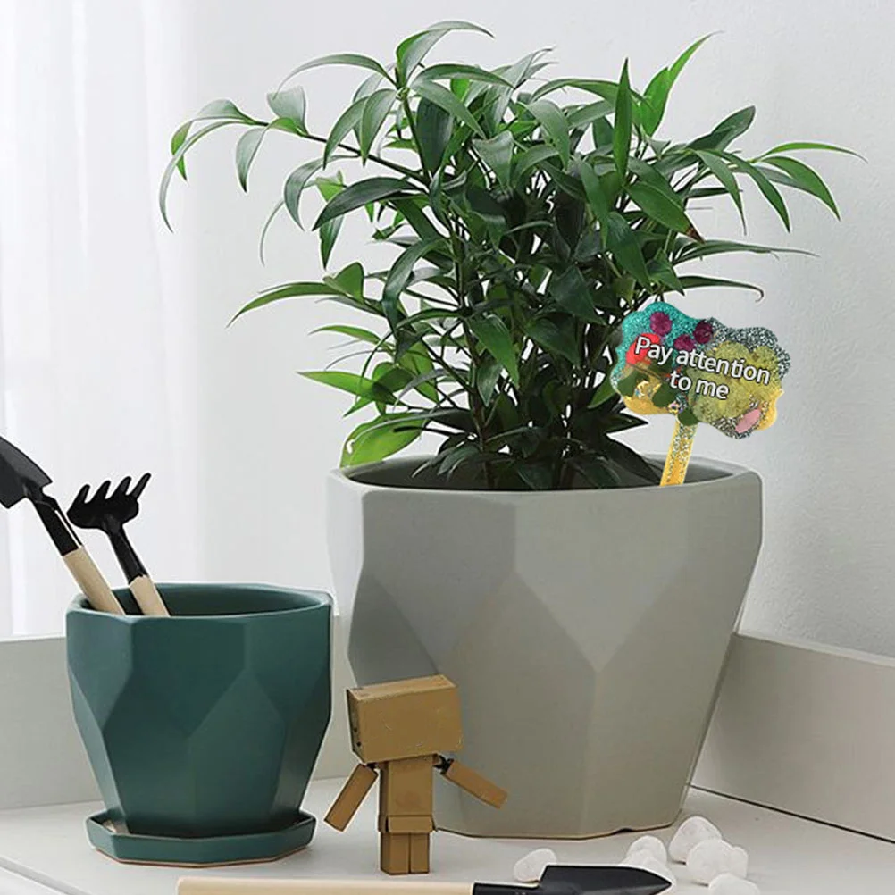 

2Pcs Decorative Plant Label Mould Silicone DIY Mold for Garden Label Making Craft Accessories Flower Sign Epoxy Mold