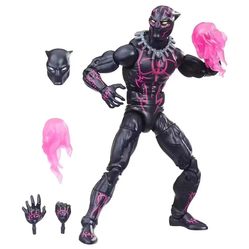 Hasbro Original Marvel Legends Black Panther Vibranium Power Armor 6 Inch Action Figure Model Gift Toy Collection for Kids