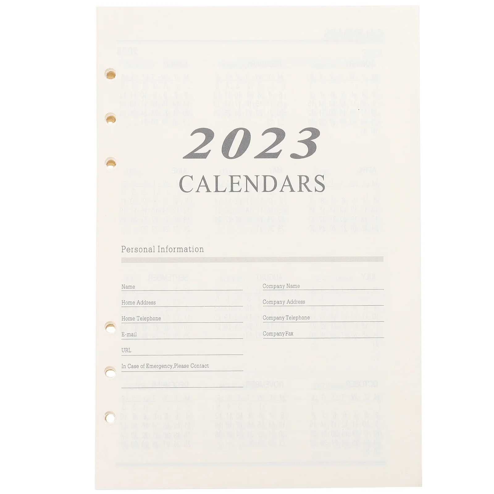 Plan This Inner Core Portable Lined Paper Loose Leaf Replaceable Loose-leaf Binder Daily Notebook Papers Refills Study