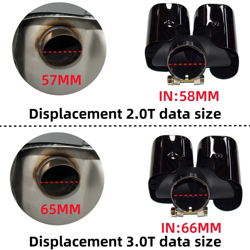 ل 2020 2021 2022 2023 2024 لاند روفر ديفندر مربع ماسورة العادم الأسود الخمار الفولاذ المقاوم للصدأ العادم الأنابيب ، تصميم KAHN