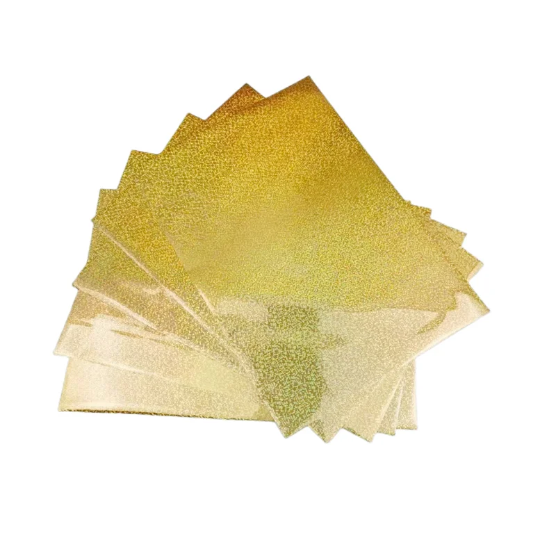 A4 50PCS Laser Toner Reactive Foil Hot Stamping By Laser Printer Machine Engraving Letter Foil