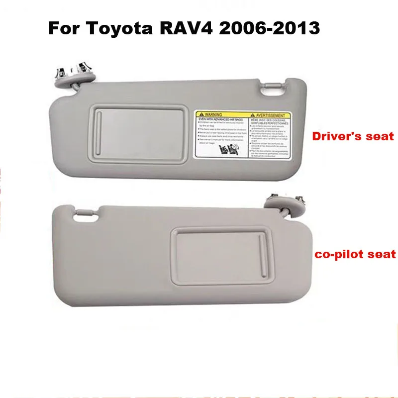 Para Toyota RAV4 2006 2007 2008 2009 2010 2011 2012 2013 Beige gris parasol de coche lado izquierdo/derecho lado del conductor/lado del pasajero