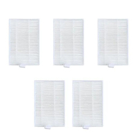 5pcs For ABIRs For X5/X6/X8 Robot Vacuum Cleaner Filter Replacement Spare Part Cleaning Tools Household Supplies