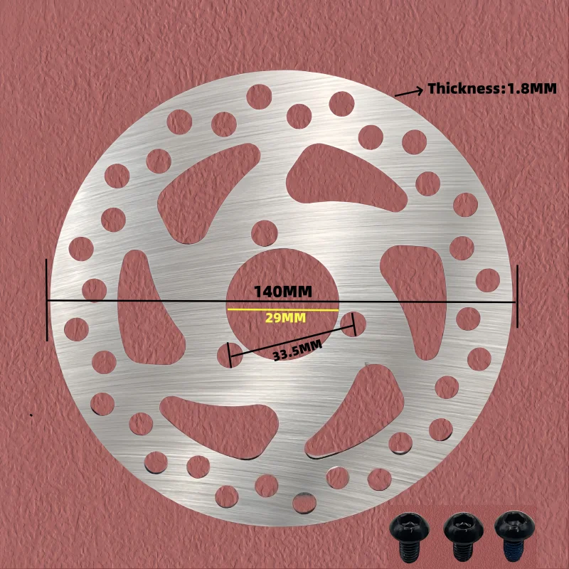 سكوتر كهربائي فرامل قرصية الدوار مع المسمار 3 ثقوب 120 مللي متر/140 مللي متر الدوارات سكوتر الملحقات #2