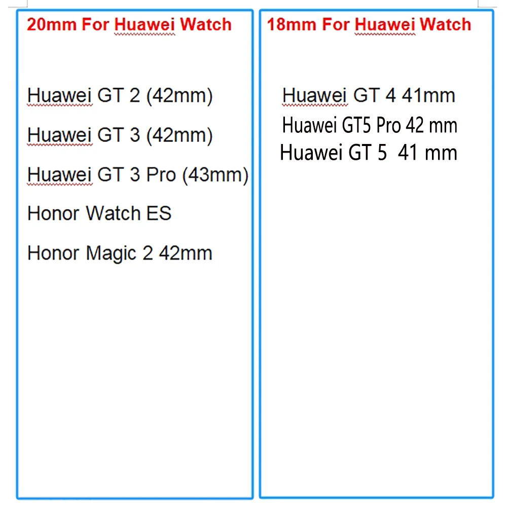 20/18 ミリメートル時計バンド Huawei 社時計 GT 4 41 ミリメートルストラップブレスレット Huawei 社時計 GT5 41 ミリメートル/GT 5 プロ 42 ミリメートルスマートウォッチ革リストバンド