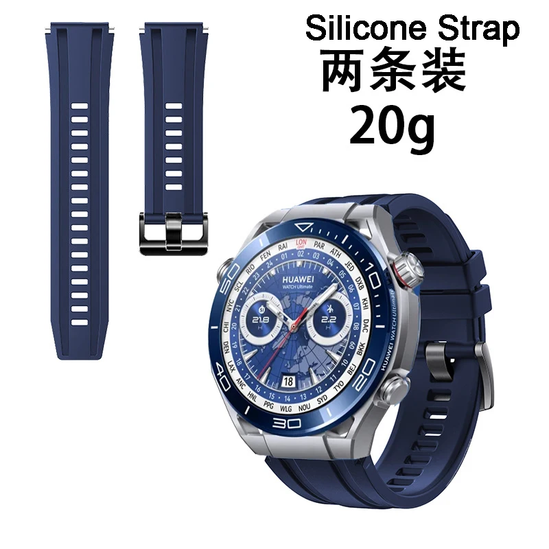 Silicone Strap for HUAWEI WATCH Ultimate Bracelet Replacement Watchband for Huawei Ultimate Watch/Official Same Style Correa