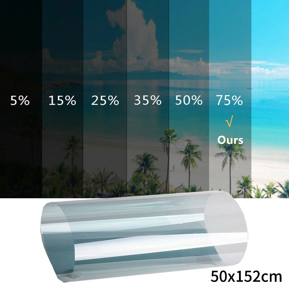 75VLT For NANO Ceramic Tint Protector for Car Casement Sunshade Film with Heat Reduction and Anti Shatter Features