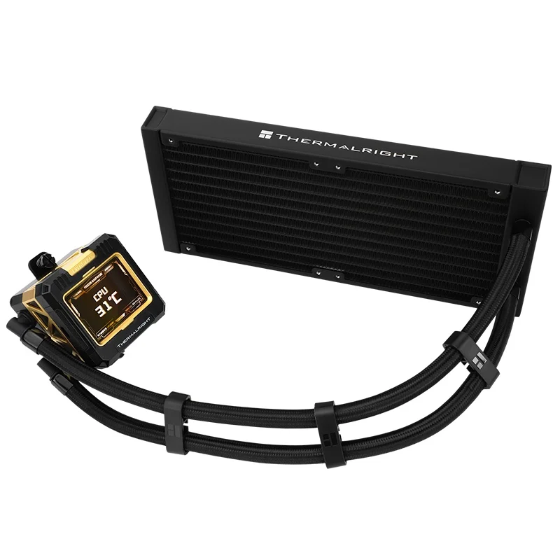 Thermalright FROZEN WARFRAME 240 X BLACK No Fan CPU AIO Cooler PC 360 Specyfikacja Water Cooler dla AM5 AM4 Intel LGA1700/1851