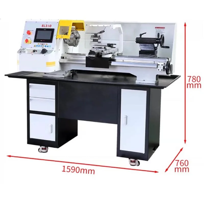 High-precision Metal Processing Lathe, Intelligent Easy-programming Small Mold Processing Machine Tool（customized）