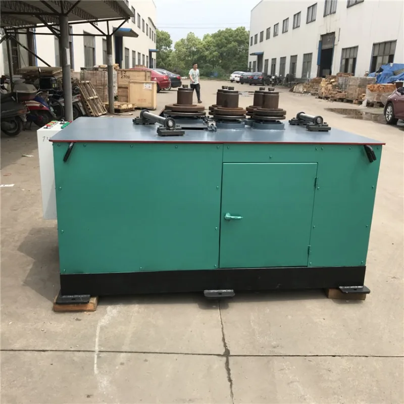 12Mm flat iron flange forming machine, stainless steel cold rolling flange multi-functional profile bending machine