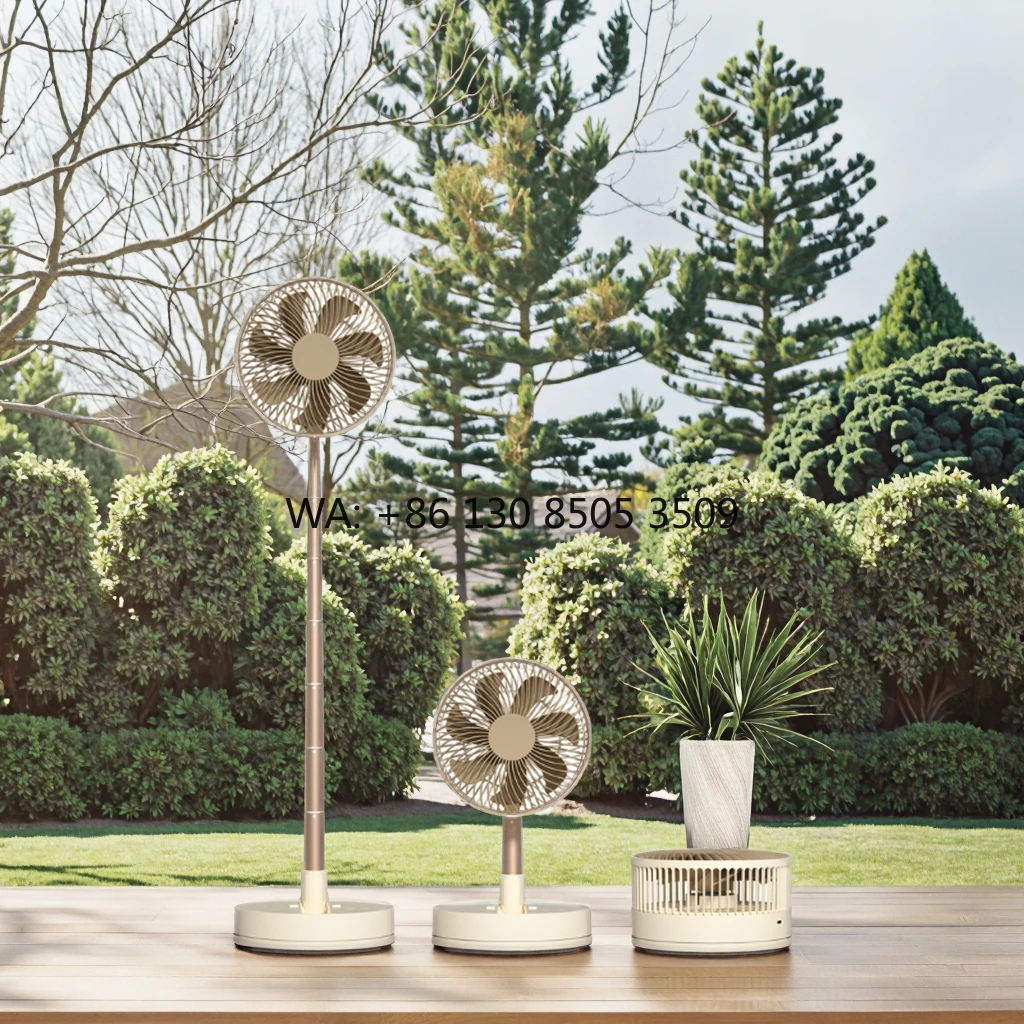 

Портативный складной вентилятор-охладитель 3600 мАч с USB-зарядкой для автомобиля и улицы, пластиковый корпус