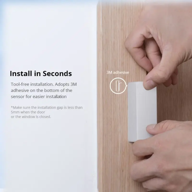 Смарт-Датчик SONOFF DW2 для дверей и окон, беспроводной детектор открытия/закрытия дверей, удаленный датчик безопасности EWeLink для Google Alexa