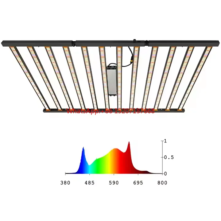 2025 Nueva luz LED de cultivo de espectro completo regulable Lm301h Lm301b