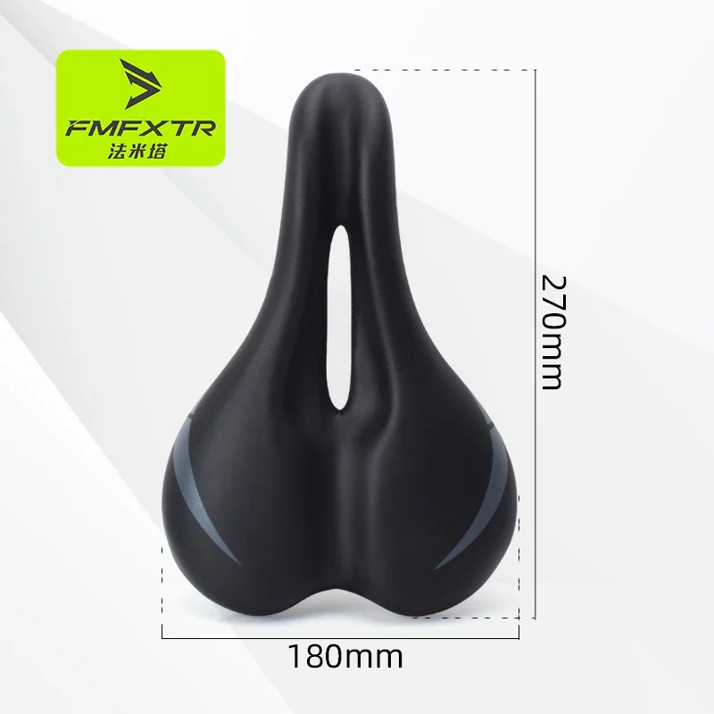 FMFXTR Soft Road Bike MTB BMX Saddle Waterproof PU Surface Breathable Cushion Shock-absorbing Front Seat Mat Bicycle Saddle