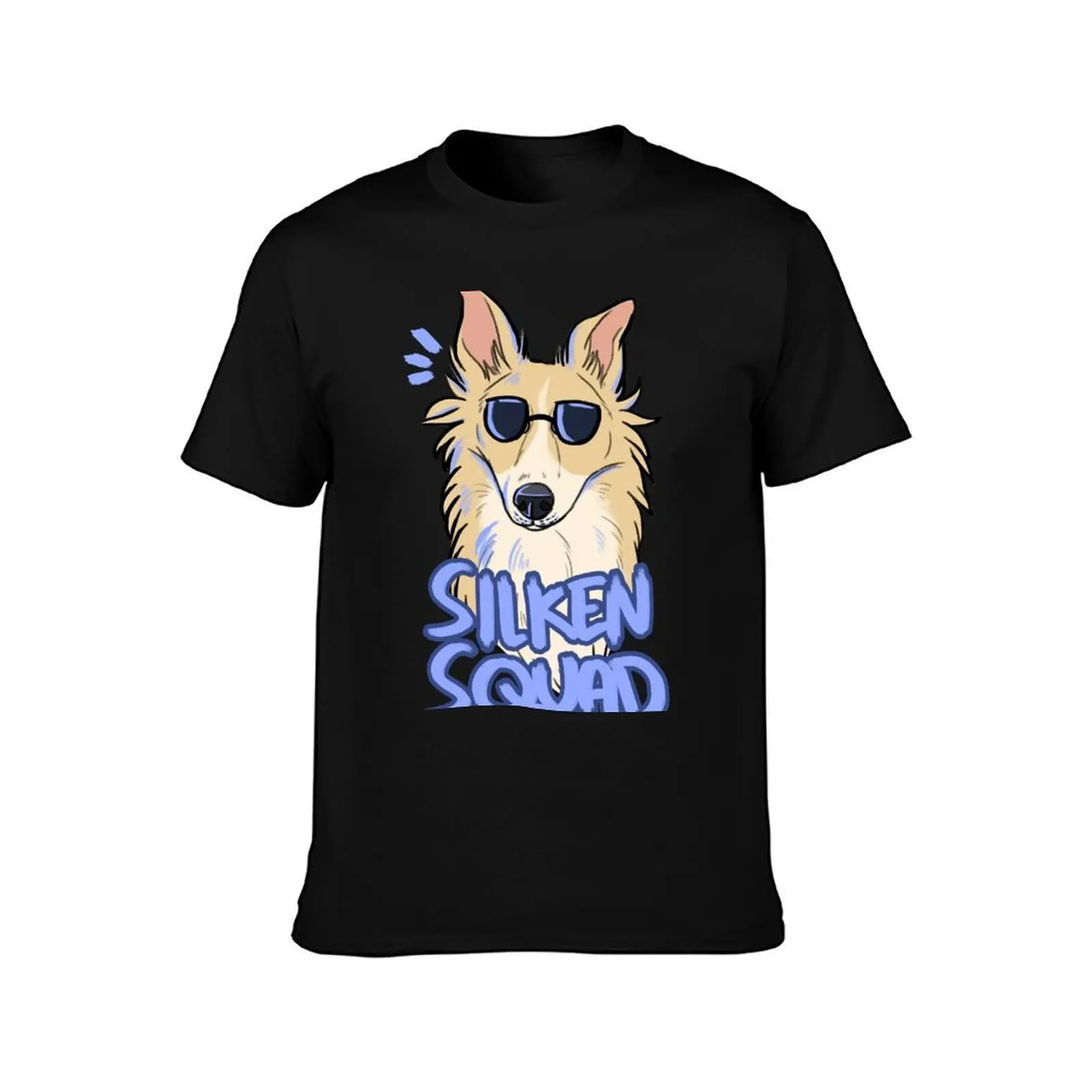 SILKEN SQUAD (gold and white) T-Shirt Street Style Casual Tee Shirt T-Shirt