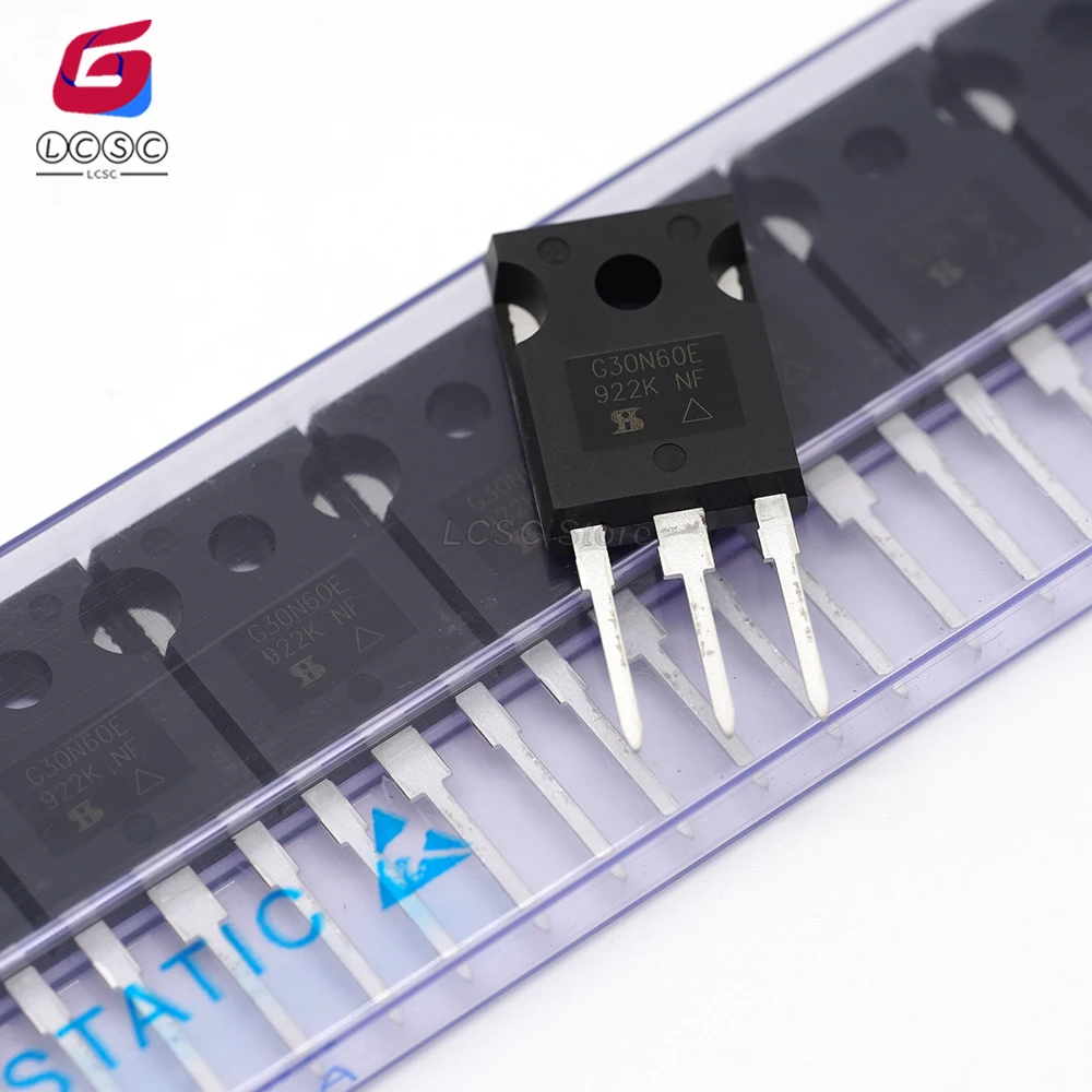 5Pcs/lot Original G30N60E MOSFET N-Channel 600V 29A 250W Transistor SIHG30N60E-GE3 TO-247AC Motor drives PV inverters