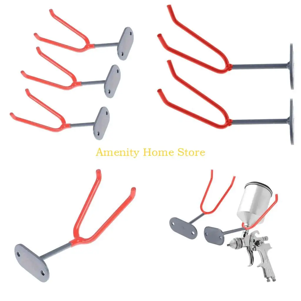 F26C Wall Mount Gravitation Feed Sprayer Guns Holder for Most Paint Sprayer Guns