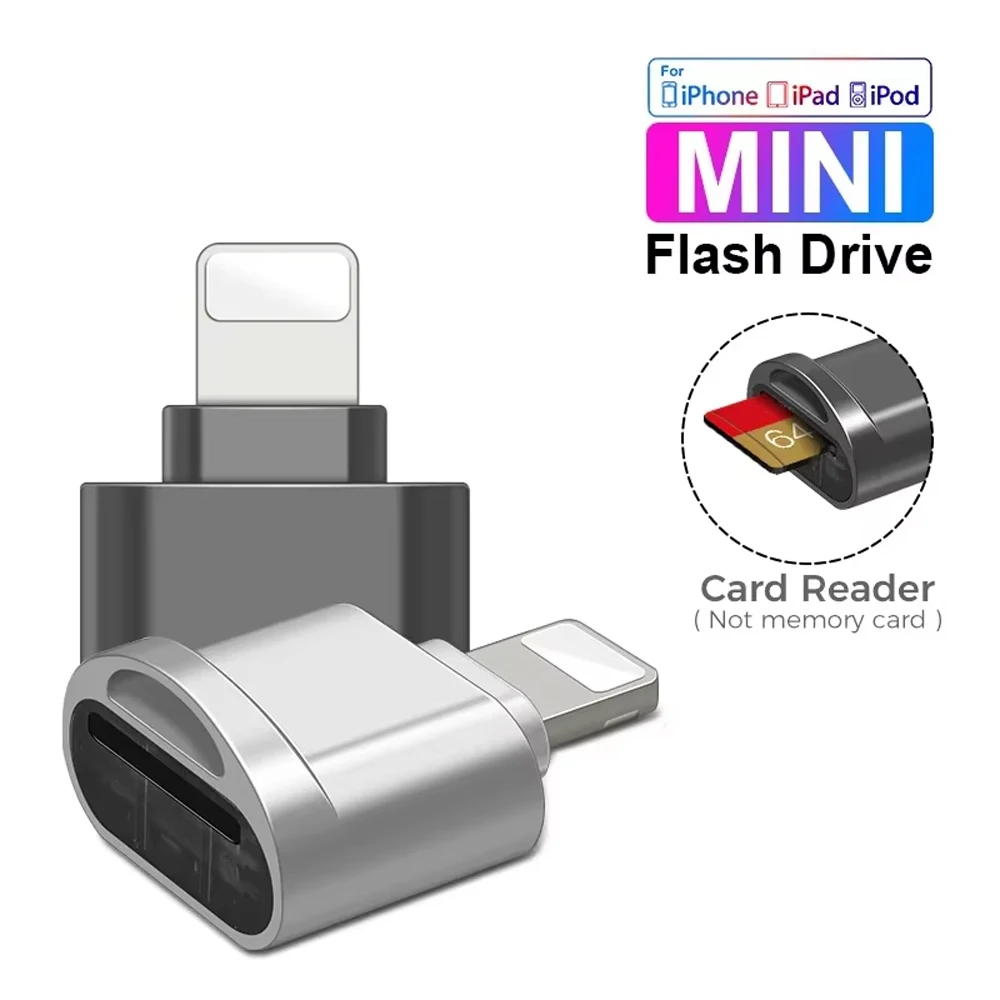 Phone IPad OTG To Micro TF SD Card Reader Converter Viewer Adapter Memory Card Reading Support IOS 13 For Xiaomi SD Memory Card