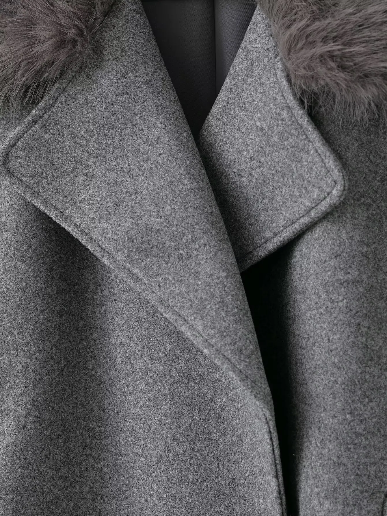 

HH Women Winter Fashion Retro Versatile Fur Collar Short Jacket Female Chic Elegant High Street Casual Pocket Long Sleeve Coat