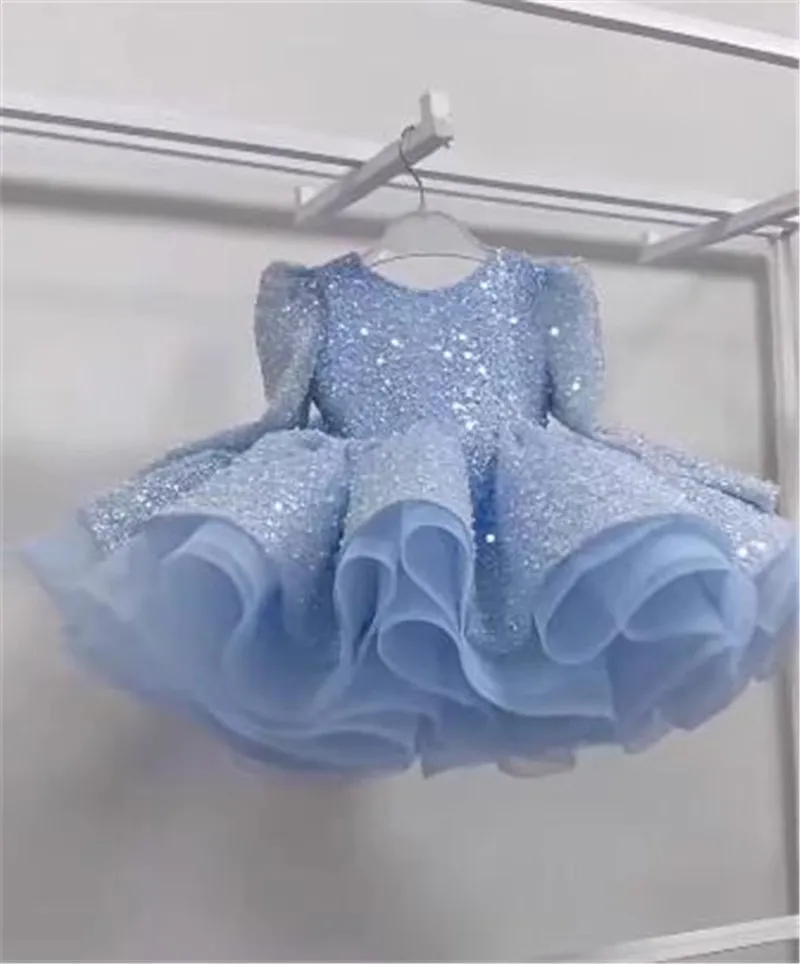 New High-End Western-Style Week Grabbing Birthday One Year Old Banquet Princess Dress, 2024 Summer