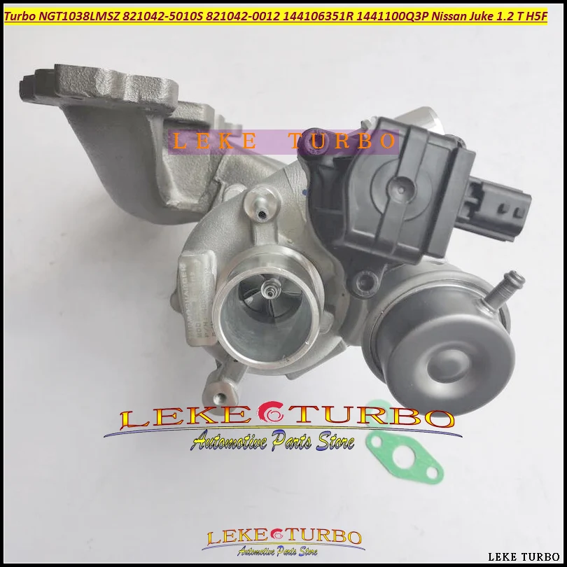 Turbo NGT1038LMSZ 821042 821042-5010S 821042-0012 144106351R 144100054RA Turbocharger For Nissan Juke 1.2 T H5F 1441100Q3P 2012-