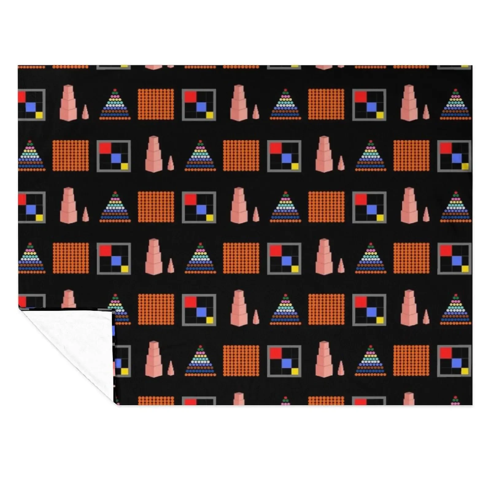

Montessori kid Throw Blanket cosplay anime wednesday Quilt manga Blankets